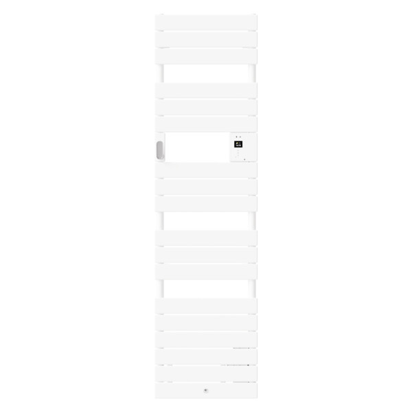 Radiateur Sèche-Serviettes Etroit Blanc Satin avec Soufflerie 1500 W Riviera 2 Thermor - Thermor - 498224