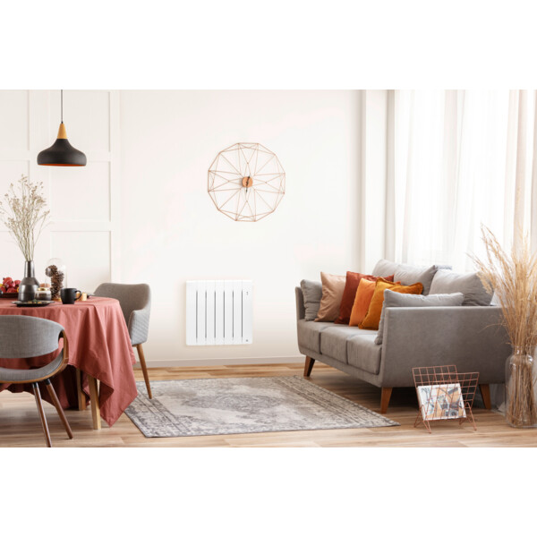 Radiateur chaleur douce connecté bilbao 4 vertical 1000w gris ardoise - Thermor - 494838