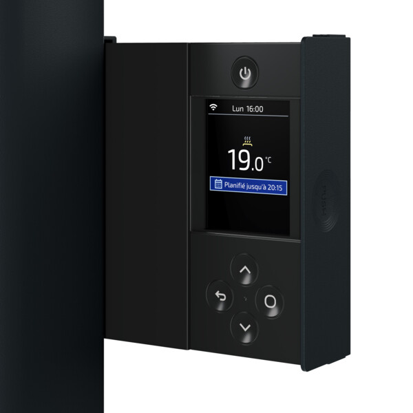 Radiateur chaleur douce connecté bilbao 4 vertical 1500w gris ardoise - Thermor - 494839