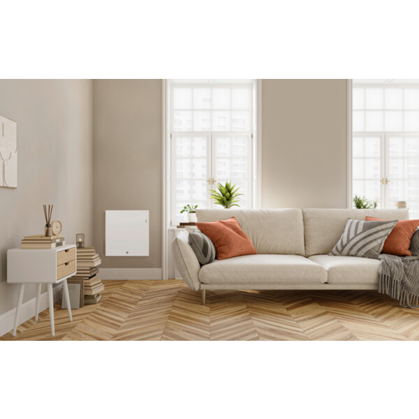 Radiateur connecté gain de place ingénio 4 horizontal 2000w blanc mat - Thermor - 479326