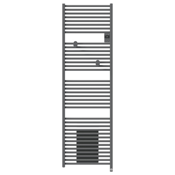 Radiateur sèche-serviettes connecté riva 5 avec soufflerie 2000w gris menhir - Thermor - 471644