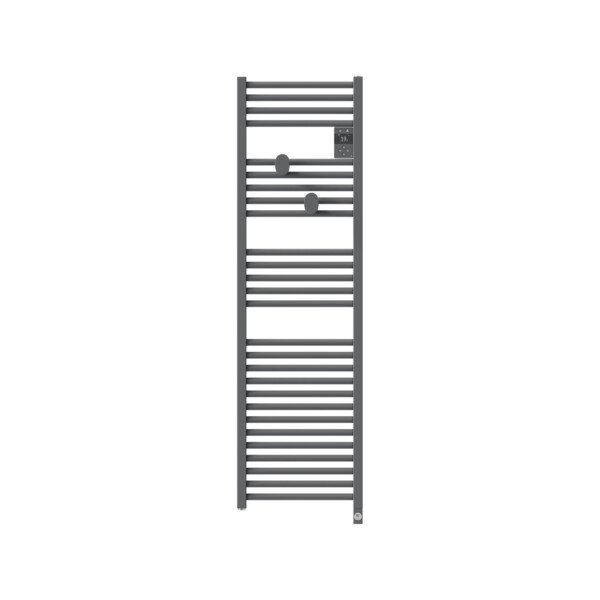 Radiateur sèche-serviettes connecté riva 5 etroit 500w gris menhir - Thermor - 471649