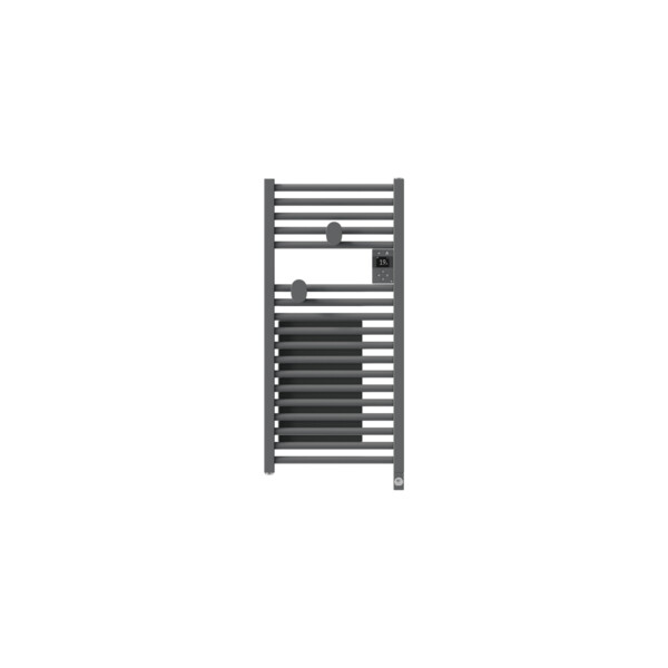 Radiateur sèche-serviettes connecté riva 5 etroit avec soufflerie 1300w menhir - Thermor - 471650
