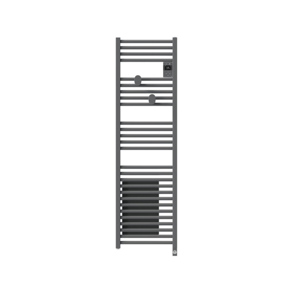 Radiateur sèche-serviettes connecté riva 5 etroit avec soufflerie 1500w menhir - Thermor - 471651