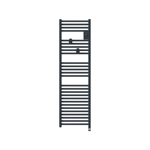 Radiateur sèche-serviettes connecté riva 5 etroit 500w gris ardoise - Thermor - 471652