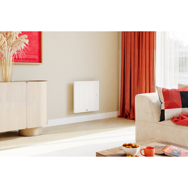 Radiateur chaleur douce connecté kenya 5 horizontal 1000w blanc - Thermor - 414729