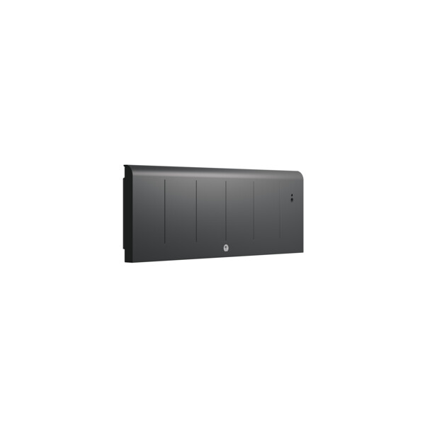 Radiateur chaleur douce connecté kenya 5 plinthe 750w ardoise - Thermor - 414741