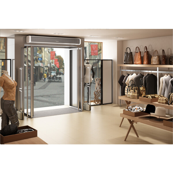 Rideau d'air apparent grande taille 150 cm - 6/9 kw - Thermor - 486112