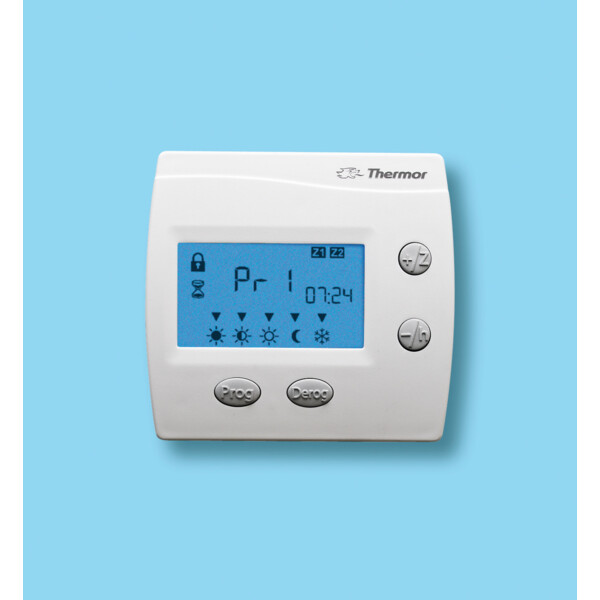 Commande digitale Thermor Pack Zeneco - Murale - Programmation Journalière - 2 Zones - Thermor - 400422