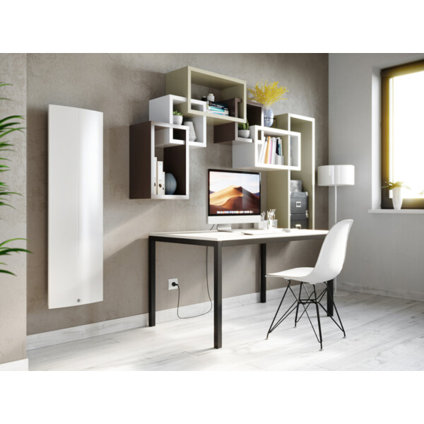 Radiateur électrique 1500W Thermor Tenerife à chaleur douce vertical blanc - Thermor - 479318