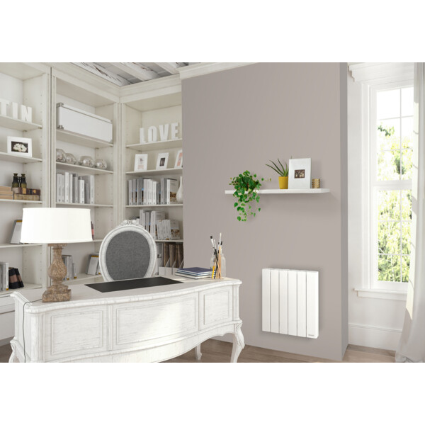 Radiateur électrique 1000W Thermor Baléares 2 à chaleur douce horizontal blanc - Thermor - 492431