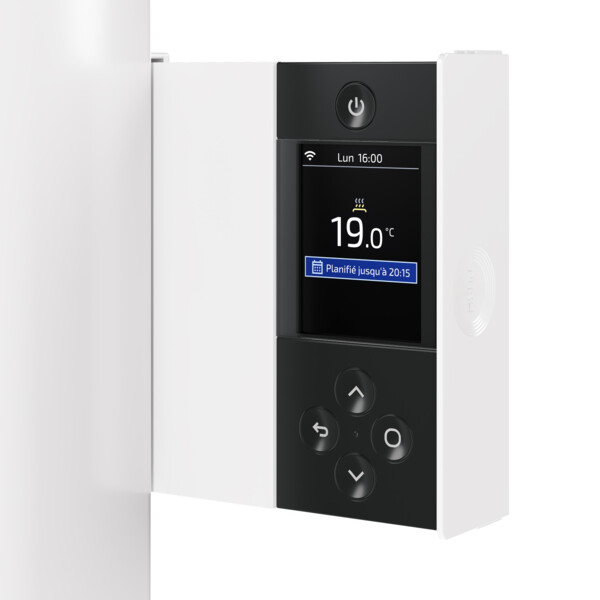 Radiateur chaleur douce 1800W Thermor Bilbao 4 vertical connecté blanc brillant - Thermor - 494834