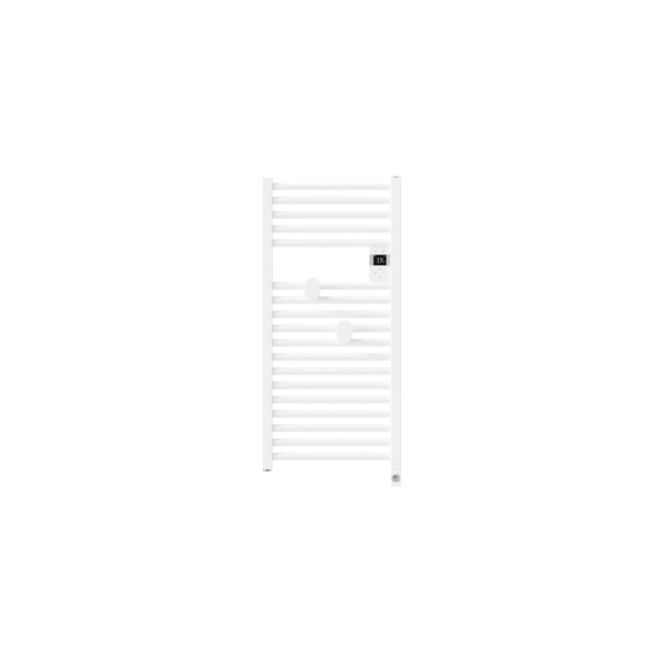 Radiateur sèche-serviettes connecté riva 5 etroit 300w blanc brillant - Thermor - 471659