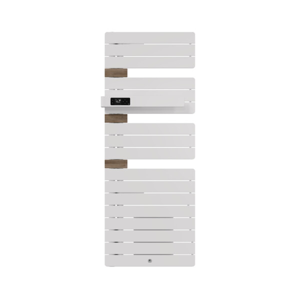 Sèche serviette  Design Allure 4 - Blanc Brillant et Chêne - Thermor - Thermor - 483273