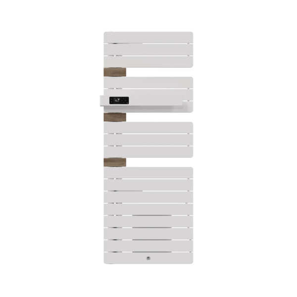 Sèche serviette  Design Allure 4 - Blanc Mat et Chêne - Thermor - Thermor - 483275