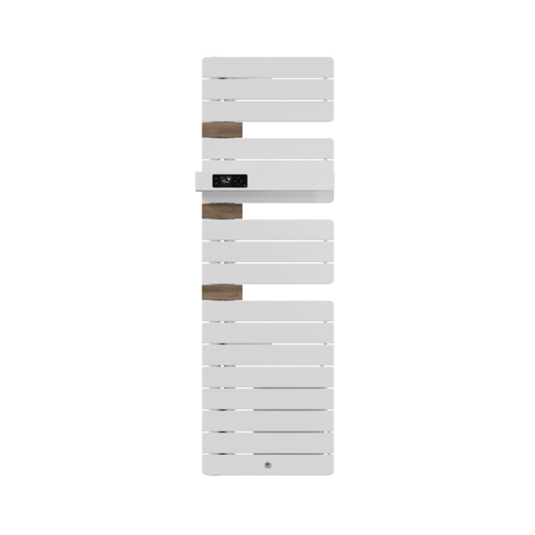 Sèche serviette  Design Slim 1600W Blanc Brillant/Chêne - Thermor - Thermor - 483342