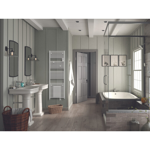 Sèche-serviettes riva 4 mixte avec soufflerie 1750w blanc satin - Thermor - 471263
