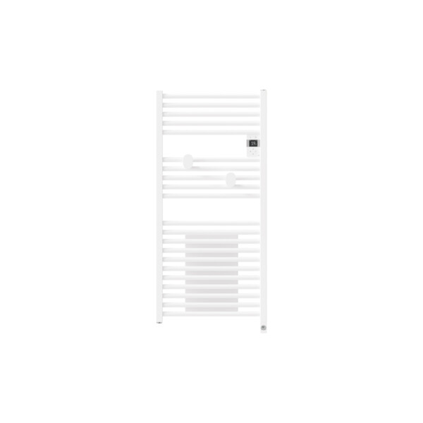 Radiateur sèche-serviettes connecté riva 5 avec soufflerie 1500w blanc brillant - Thermor - 471633