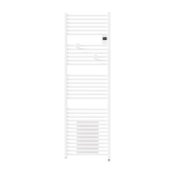 Radiateur sèche-serviettes connecté riva 5 avec soufflerie 1750w blanc brillant - Thermor - 471634