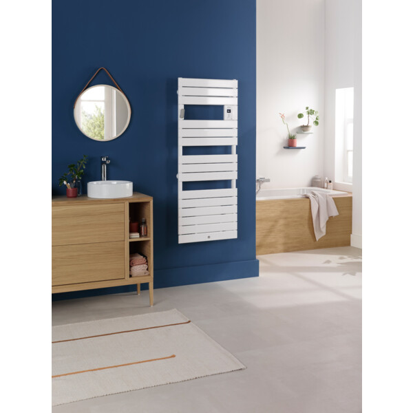 Radiateur sèche-serviettes soufflant 1750W Thermor Riviera2 blanc - Thermor - 498219