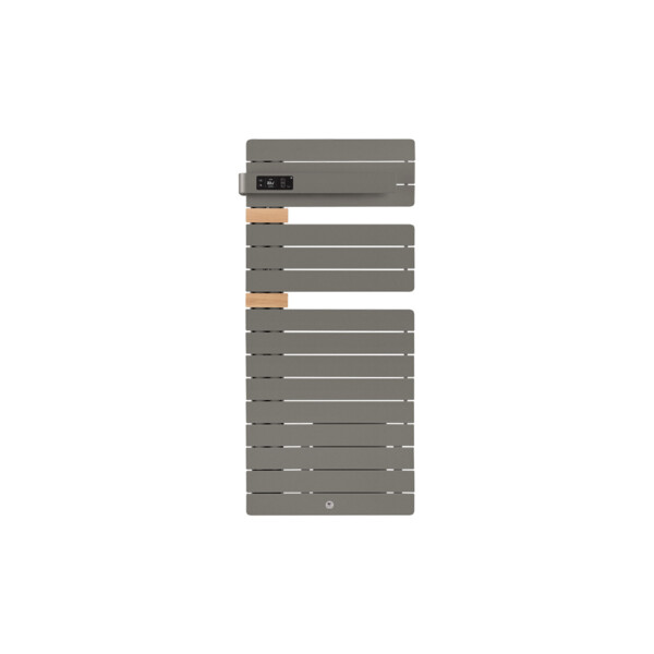 Sèche-serviettes allure 3 mat à gauche 0500w gris roche - Thermor - 483208