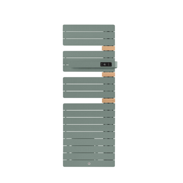 Sèche-serviettes allure 3 mat à droite 0750w vert eucalyptus - Thermor - 483229