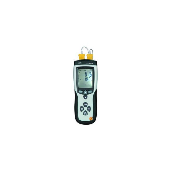 Thermomètre 2 voies -200°c +1372°c (2 sondes type k) - Turbotech - Turbotech - TT8891A
