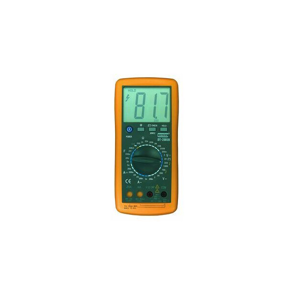 Multimètre numérique 700vca/1000vcc/20maca/20acc/200µf/200mw - Turbotech - Turbotech - DT2005B