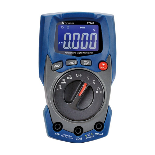 Multimètre numérique compact trms  - Turbotech - TT960