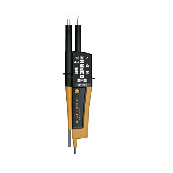 Détecteur de Tension / Vérificateur d'Absence de Tension (VAT/DDT) IP2X - IP65 - Kyoritsu - Turbotech - KT172