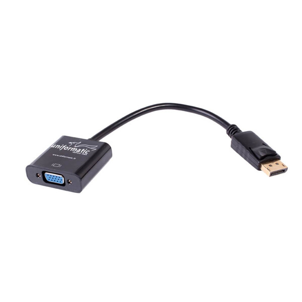 Convert disp port m-vga f cabl - Uniformatic - 14620