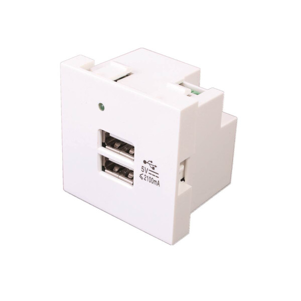 Plastron 45x45 chargeur usb - Uniformatic - 43110
