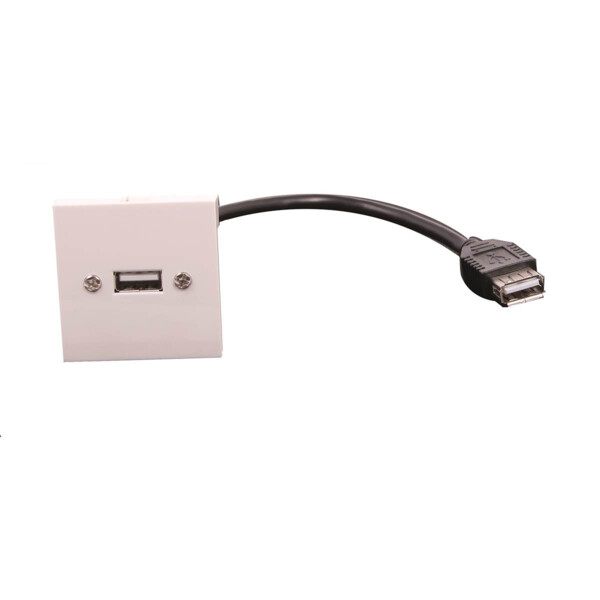 Plastron usb fem+rall 20cm - Uniformatic - 43250