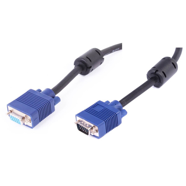 Rallonge vga hd15 m/f 10 mts - Uniformatic - 12036