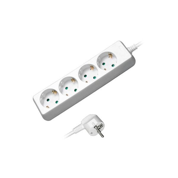 Bloc 4 prises cable 1.50m - Uniformatic - 46251