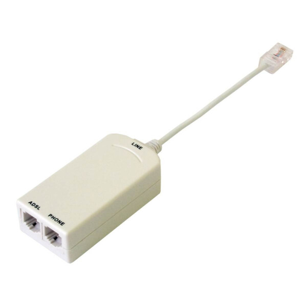 Filtre adsl rj11 vers 2xrj11 - Uniformatic - 44070