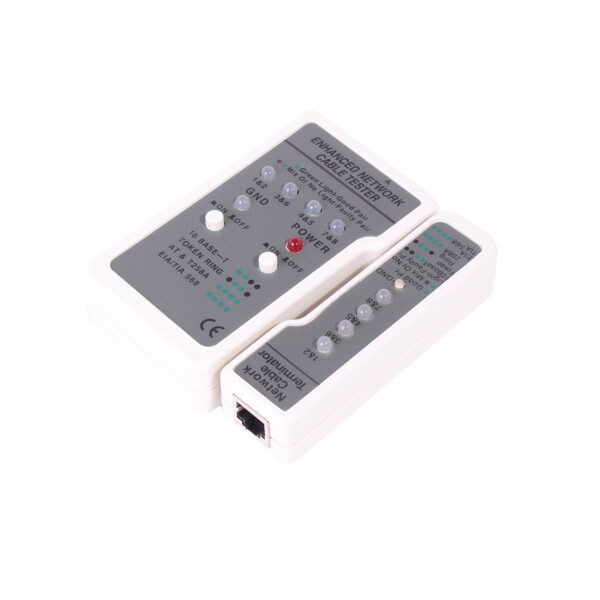Testeur reseau rj45/rj11/rj12 - Uniformatic - 28528