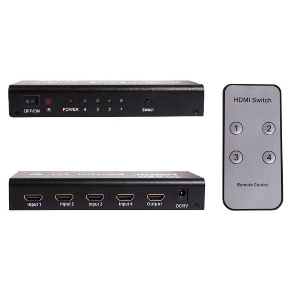 Switch hdmi 4 ports 4k - Uniformatic - 70064