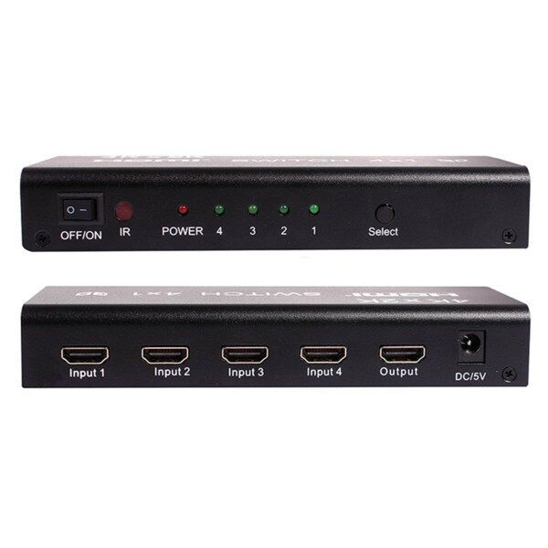Switch hdmi 4 ports multiview - Uniformatic - 70065