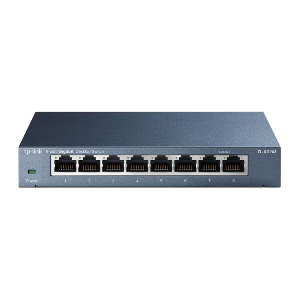 Switch ethernet de bureau 8 ports gigabit tp-link tl-sg108 - Uniformatic - 61121