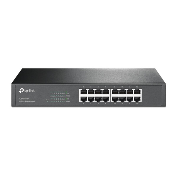 Switch ethernet de bureau&rackable 16 ports gigabit tp-link tl-sg1016d - Uniformatic - 61125