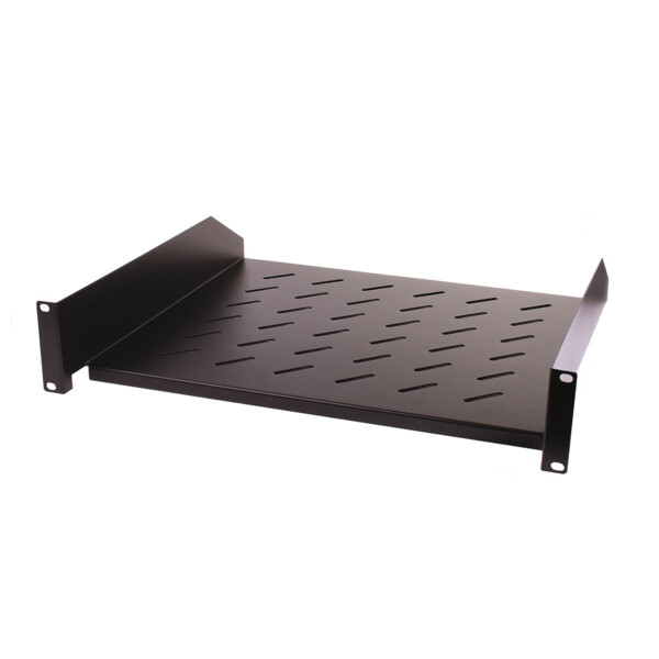 Plateau Modem Noir 2U Profondeur 350 mm 20 kg Uniformatic - Uniformatic - 27030