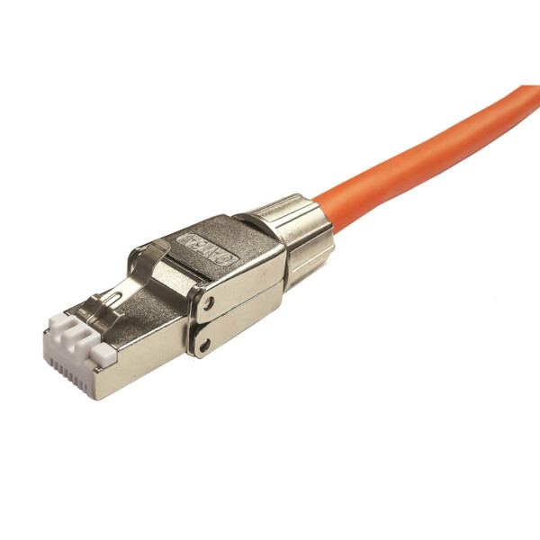 Connecteur RJ45 Rapide de Chantier Catégorie 6A à Vis Uniformatic – pour Câble Monobrin AWG23 - Uniformatic - 25182