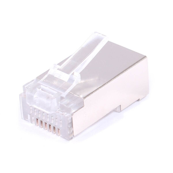Connecteur rj45 cat6 ftp pack 100 - Uniformatic - 25153