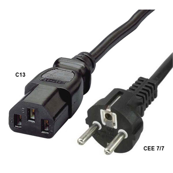 Cord secteur standard 3m - Uniformatic - 46003