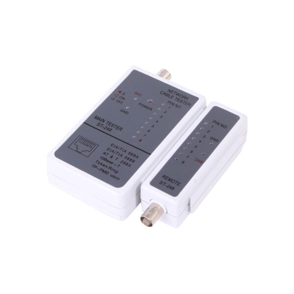 Testeur rj45/rj11/rj12/bnc - Uniformatic - 28529