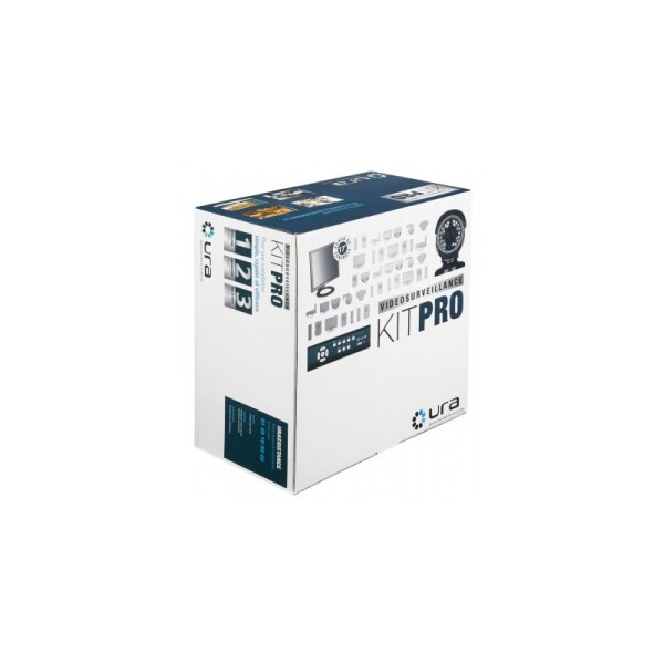 Kit vidéosurveillance CCTV avec écran 17 pouces - URA - URA - 515004