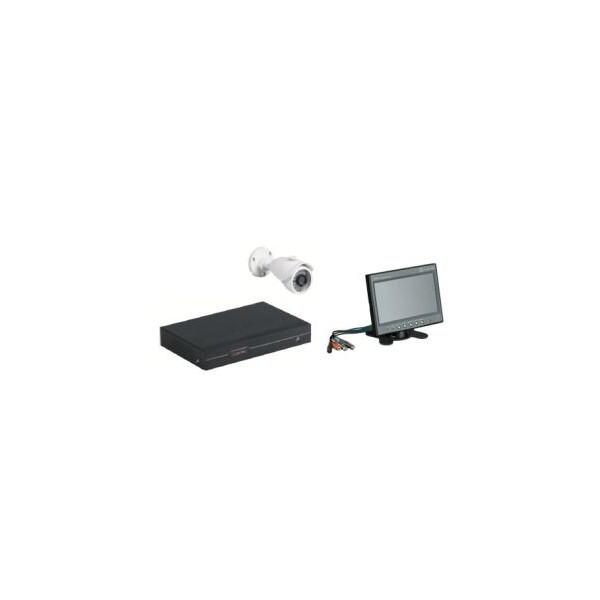 Kit vidéosurveillance CCTV avec écran 7 pouces - URA - URA - 515005