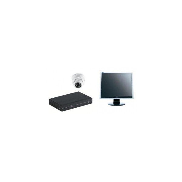 Kit vidéosurveillance CCTV varifocale avec écran 17’’ - URA - URA - 515006