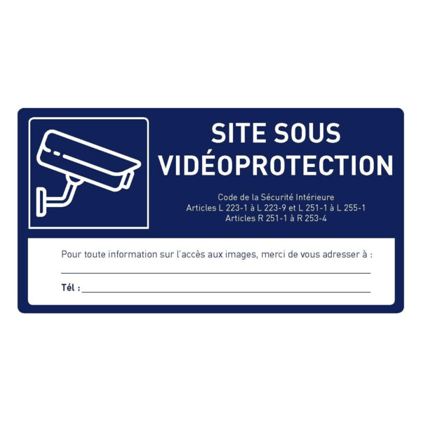 Etiquette videoprotection (21146) - Urmet - 1090/ETI
